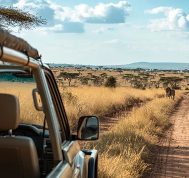 fly in out safari view